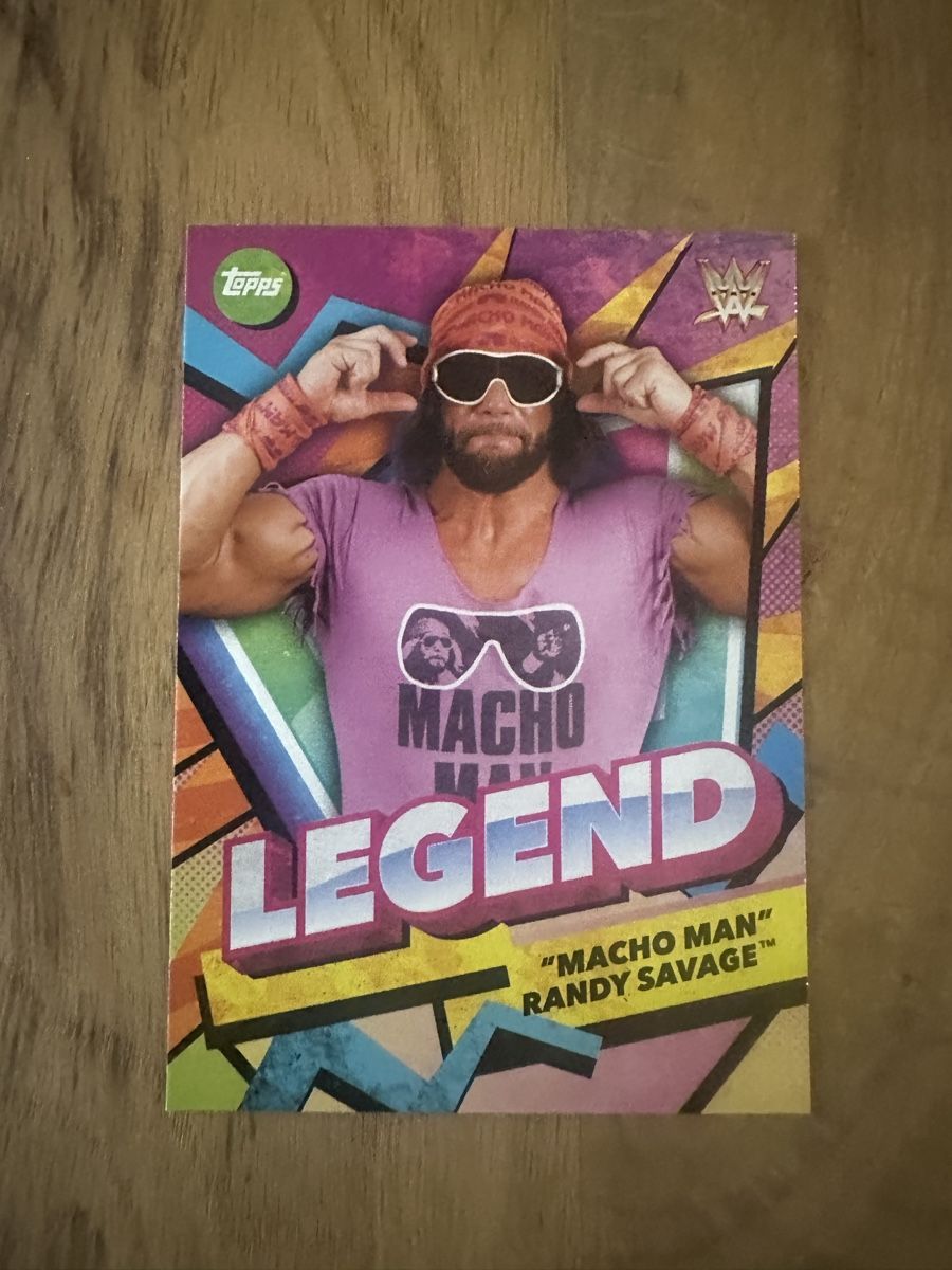 Topps Carte collezionabili: "Macho Man" Randy Savage WWE Legend Topps – Nuovo (secondo la descrizione) da Luzern venduto da LuzernTCGLab