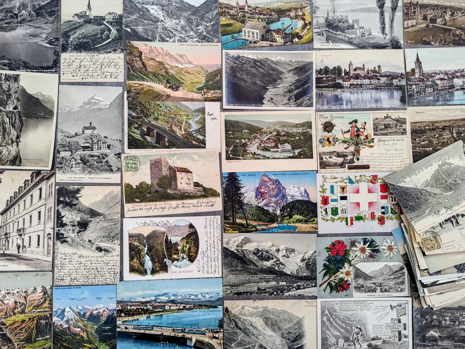 Cartoline postali: +++158 URALTE CH-ANSICHTSKARTEN-SAMMLUNG GANZE CH+++ AB 1.- – Usato da Zürich venduto da Sespitreres 1