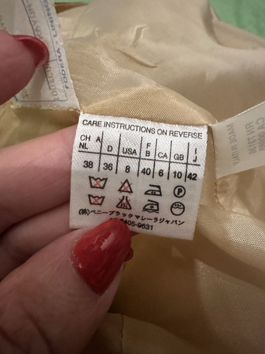 Vestiti: Completo giacca e vestito beige taglia 38-40 – Usato da Claro venduto da pao_6szn 5