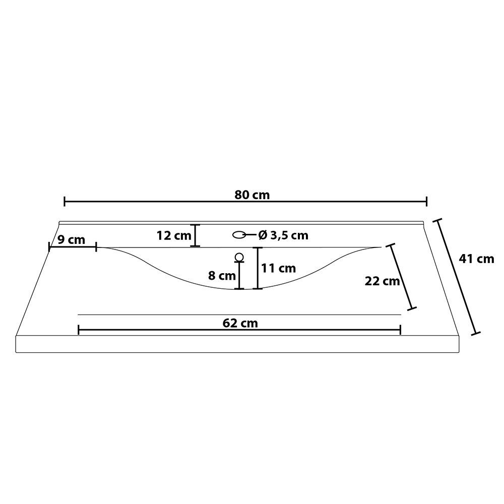 Mobili per bagno: 11861 - LED Badmöbel Set Wangen BIG L - Schwarz – Nuovo e nell'imballaggio originale da Wallenwil venduto da toesstal-vertrieb 9