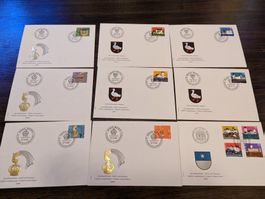 Lot 9 Budesfeiermarken 76-77-82
