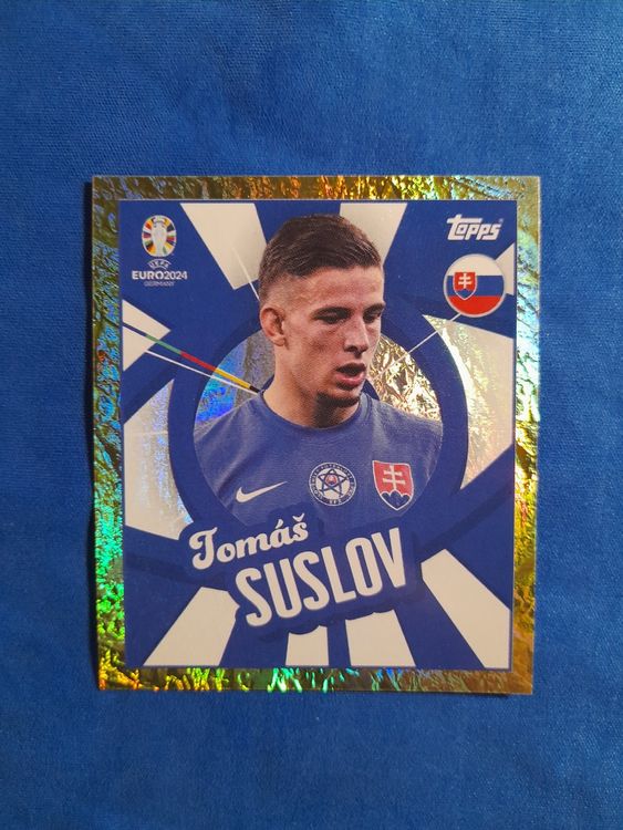 Topps EM 2024 SVK PTW Tomas Suslov mit Goldrand (Neu (gemäss