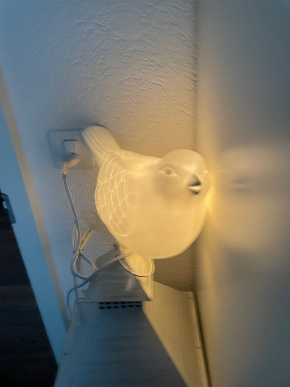 Lampade: Deko Vogel mit Licht Tisch Lampe – Nuovo (secondo la descrizione) da Bolligen venduto da Tarahumara 3