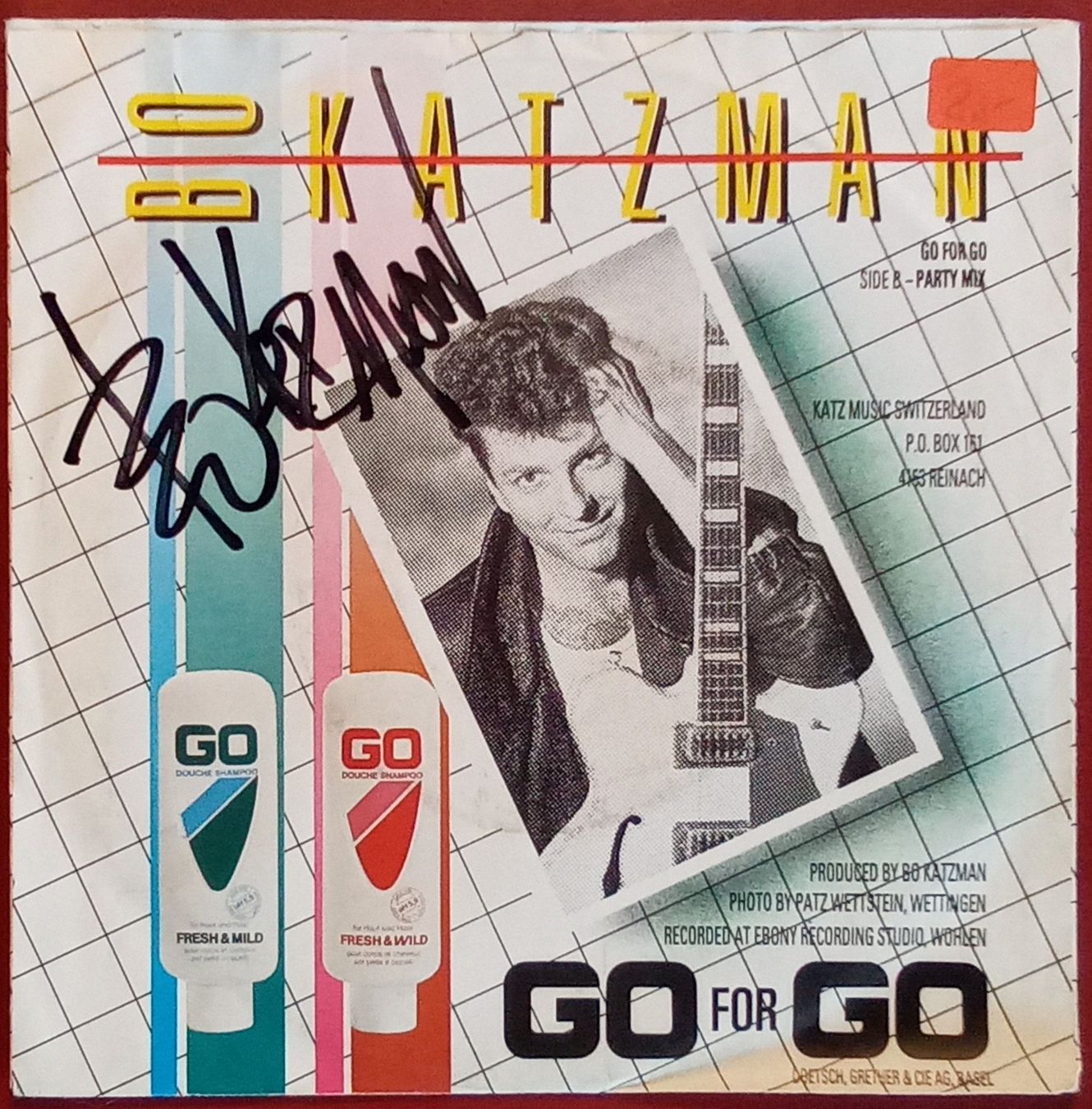Autografi: Bo Katzman Autogramm signiert Single Hülle – Usato da Bischofszell venduto da Gottselig