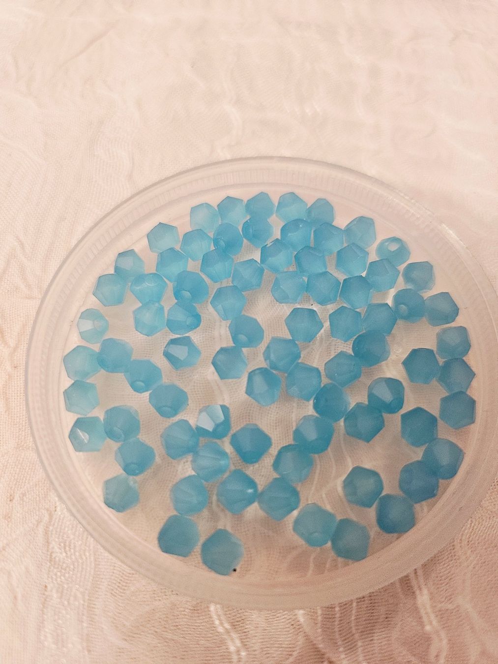 Perle (finte): Glasschliffperlen 4mm 100stk nr345 – Nuovo e nell'imballaggio originale da Dietikon venduto da Eleda