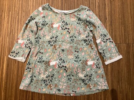 Kleid Gr. 98/104 von H&M mit süssem Waldtier-Muster🍂🦌🦄