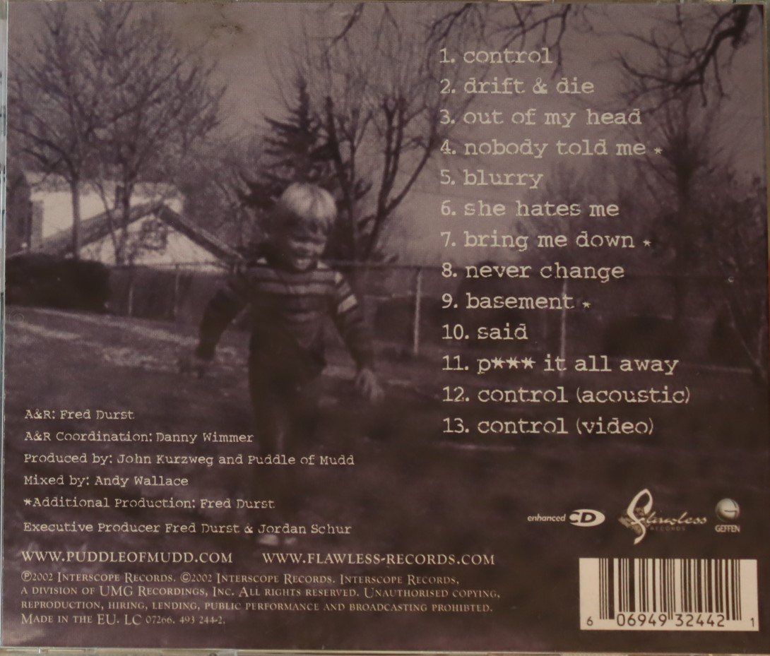 CD: Puddle Of Mudd – Come Clean – Usato da Luzern venduto da CONTENTI 2