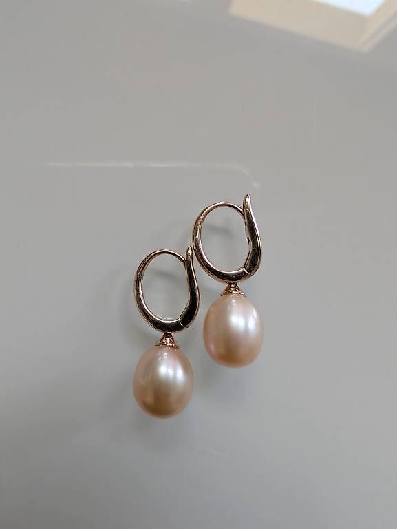 Boucles d'oreille: Ohrringe mit Perlen rose – D'occasion à Konolfingen par Honey870 2