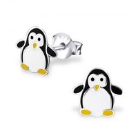 Pinguin Kinderohrstecker 925 echt Silber