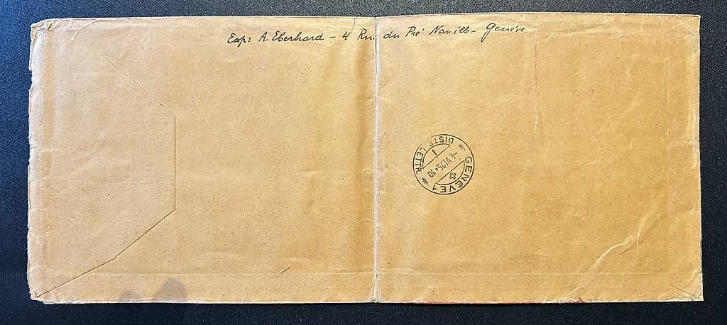 Alle Briefmarken: Lettre Genève-Paris 1925 – Gebraucht aus Ecublens von achille1954 3