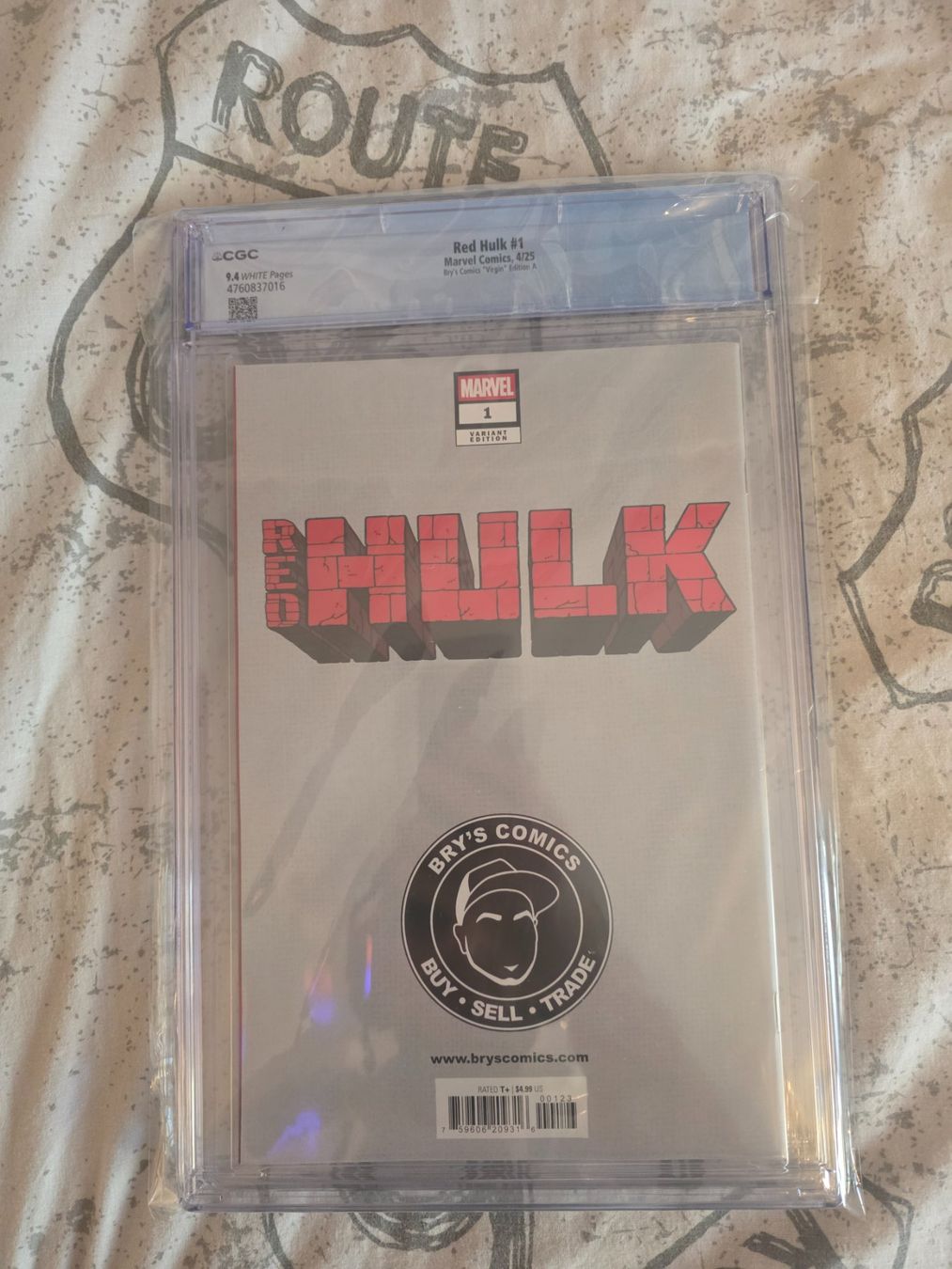 Comics: Red Hulk #1 Brys Comics Virgin Variant A – Neu und originalverpackt aus Zürich von Sams_FunkoandComics_ 3