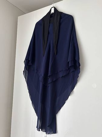 Hijab/Khimar/Himar/Kopftuch blau