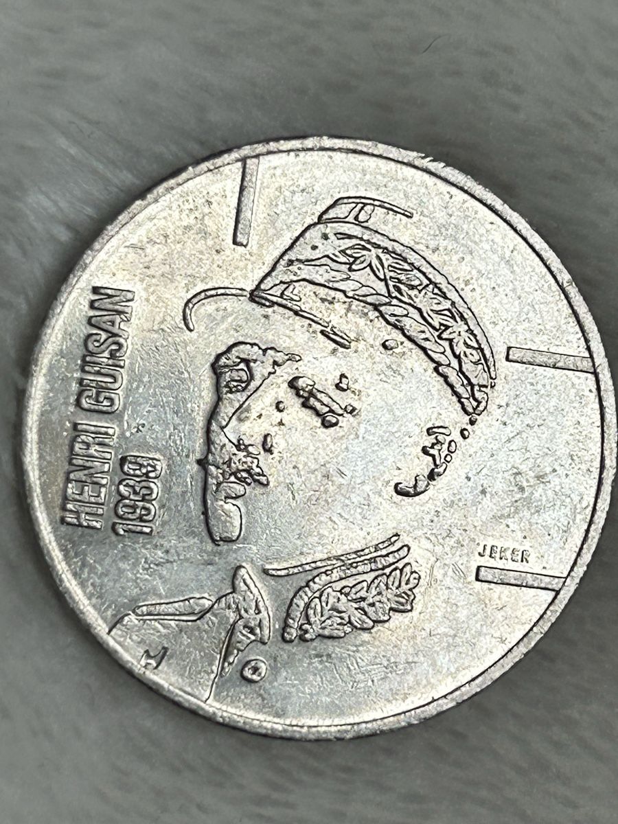 Tutti le monete: 5.- CHF "Henri Guisan" von 1989 – Usato da Möhlin venduto da seerose6