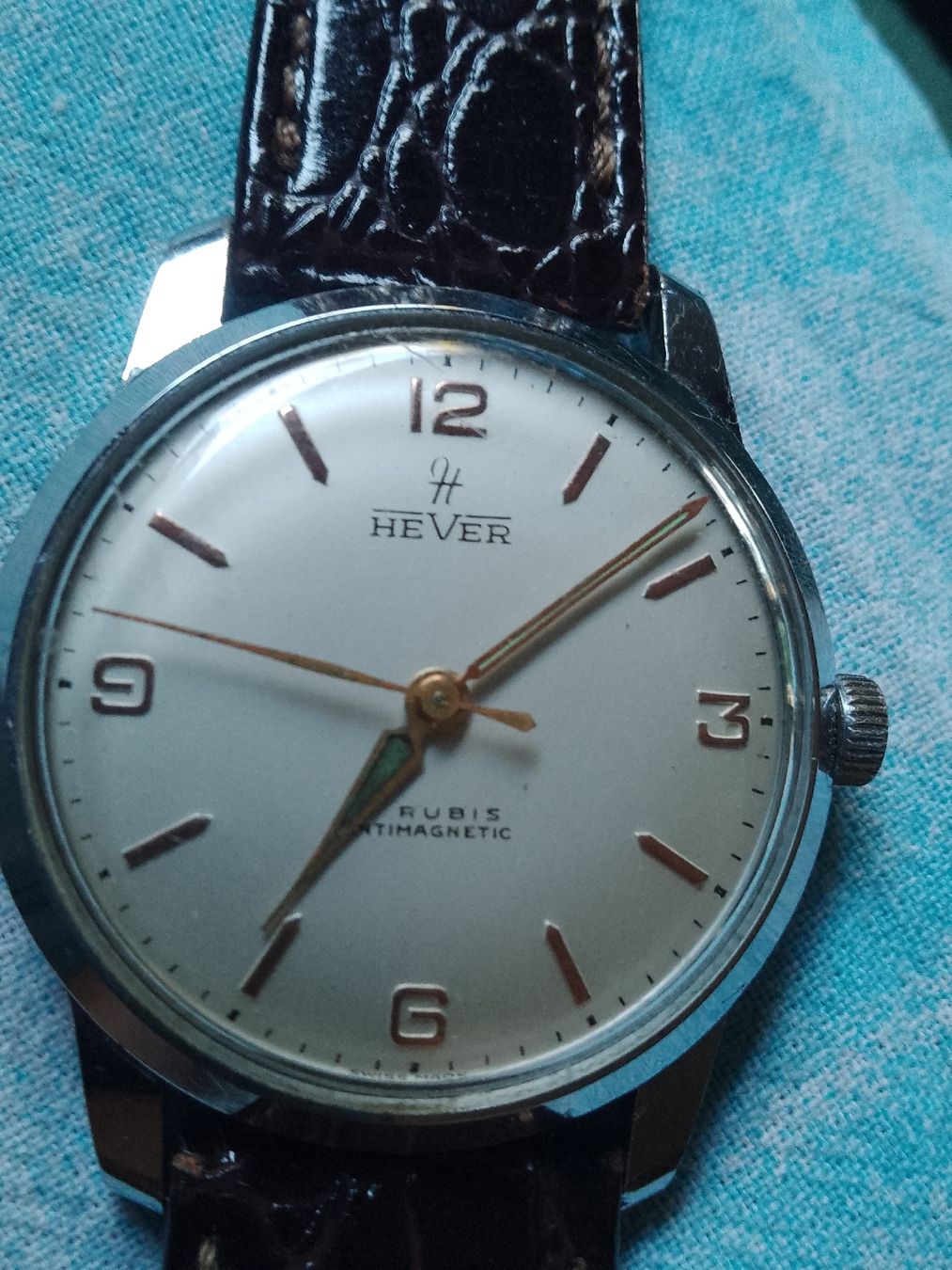 Swiss Uhren: Hever Handaufzug 35mm läuft super  – Gebraucht aus Agno von sam2608 1