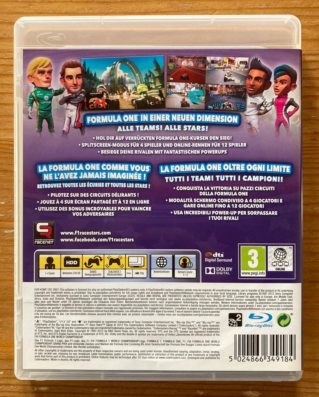 Sony Giochi: F1 Race Stars - PS3 – Nuovo (secondo la descrizione) da Zürich venduto da Djmotionch 3