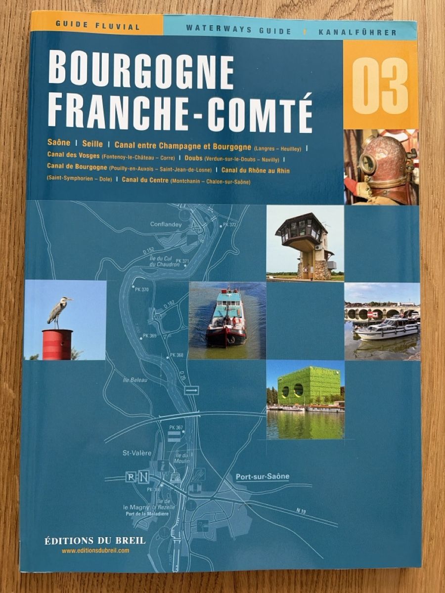 Libri: Guide Fluvial Bourgogne Franche-Comté 03, waterways guide – Nuovo e nell'imballaggio originale da Buochs venduto da BeLu1215