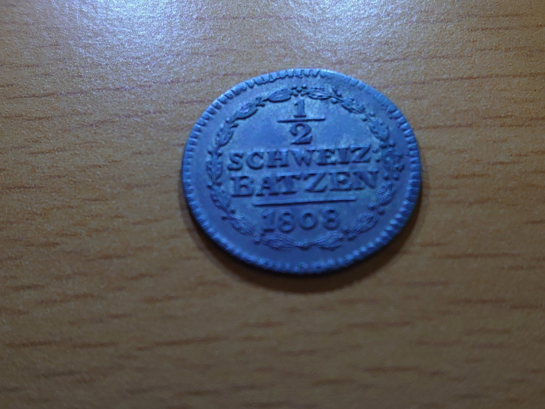 Tutti le monete: Thurgau: 1/2 Batzen 1808 - ***TOP*** – Usato da Pfungen venduto da Aguti77 1