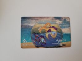 Telefonkarte Brasilien "Wassermann"