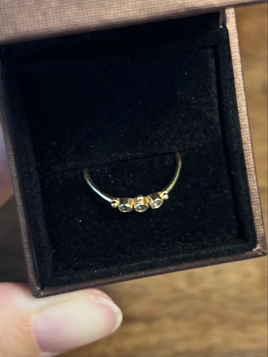 Bagues: Ring Mondstein vergoldet – D'occasion à Rotkreuz par zisii 2