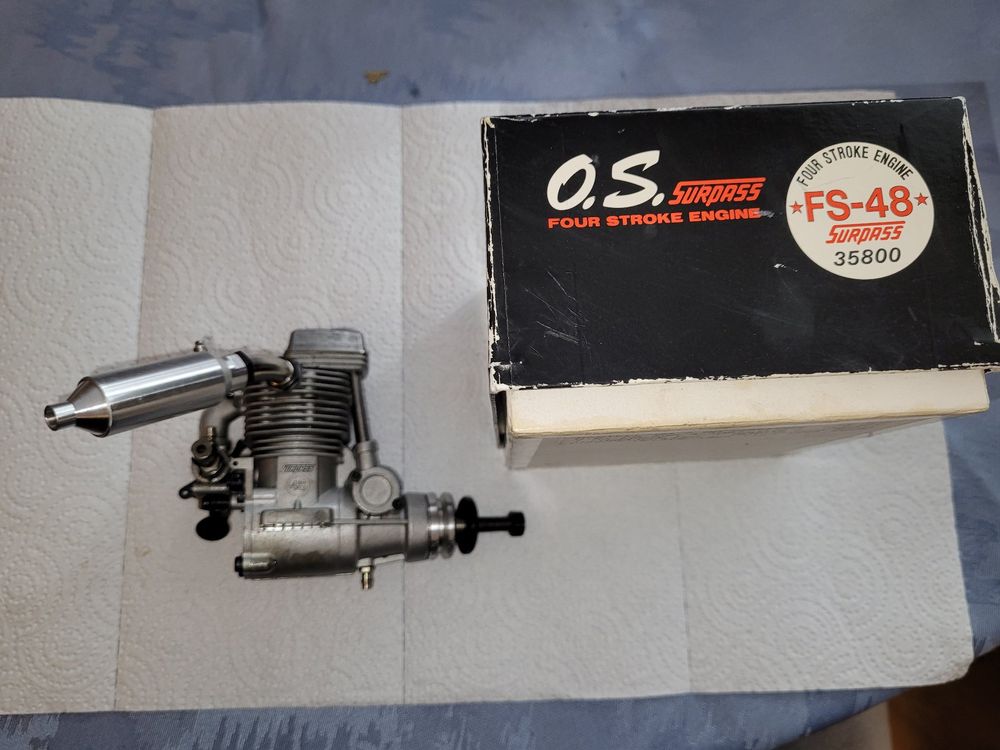 OS FS-Series Surpass 48, 7,9 ccm. 4-Takt Vintage Motor (Gebraucht) in ...