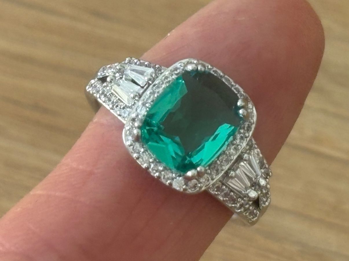 Ringe: Luxus Elegante Gr.19/9 Ring Farbe: Silber / weiss – Neu (gemäss Beschreibung) aus Biel-Bienne von Roserosse13 3