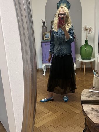 Rundholz Tüllrock Gr.S neuwertig black