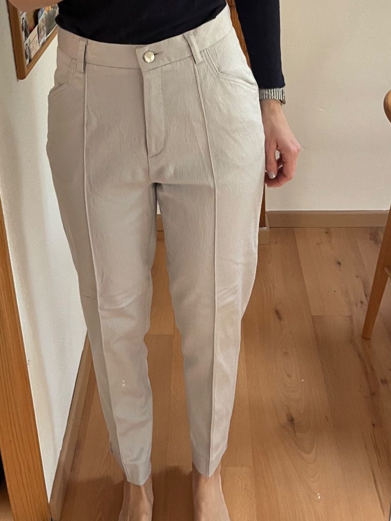 Pantaloni: Kris Reutter Business Hose, 38, grau tailliert – Usato da Riet (Neftenbach) venduto da kim_gfw6 5