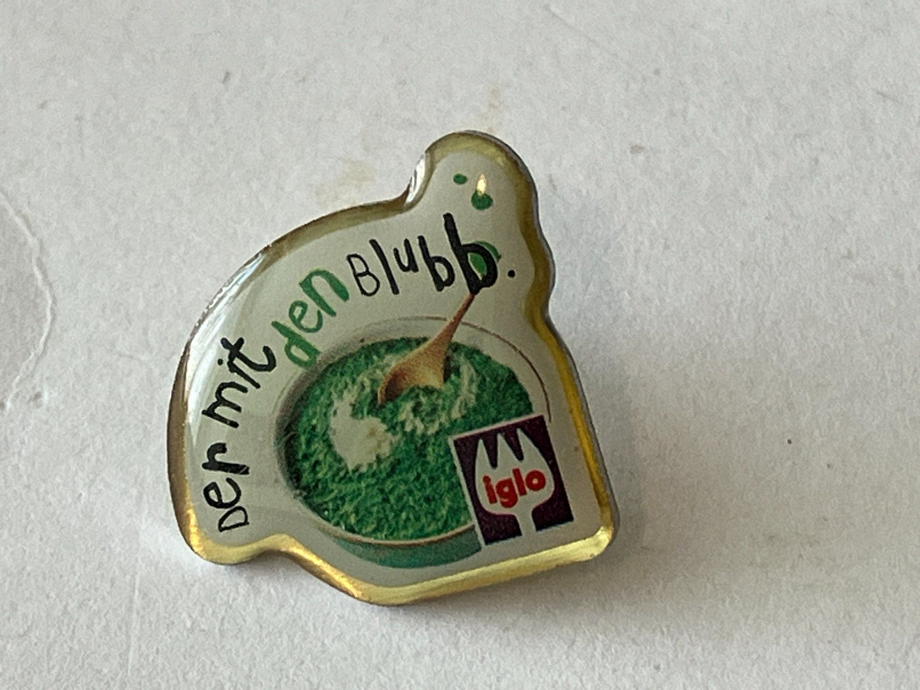 Placchette & Badge: 1 Pin Iglo Spinat – Usato da Basel venduto da djwwpp