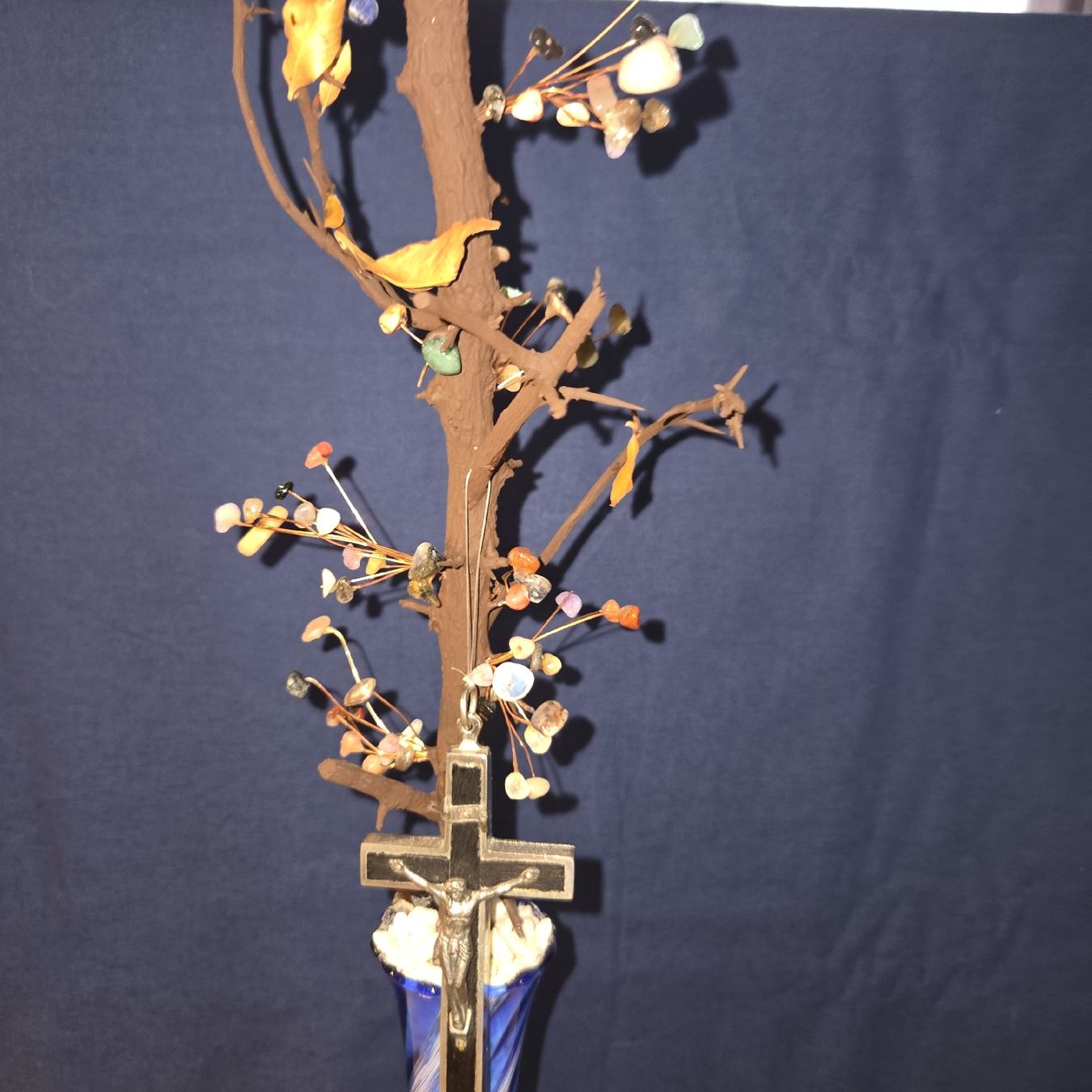 Altri gioielli: Sakrahl Edelsteinbaum mit Kreuz, ca. 50cm hoch. – Nuovo (secondo la descrizione) da Kriens venduto da gra_fhn7 2