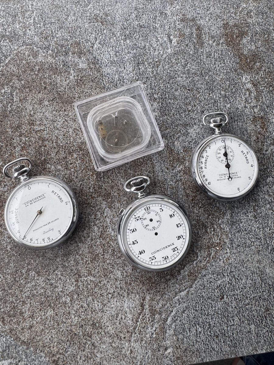 Breitling Montres: Konvolut Taschenuhr mit Breitling – Défectueux à Sursee par Dersempacher