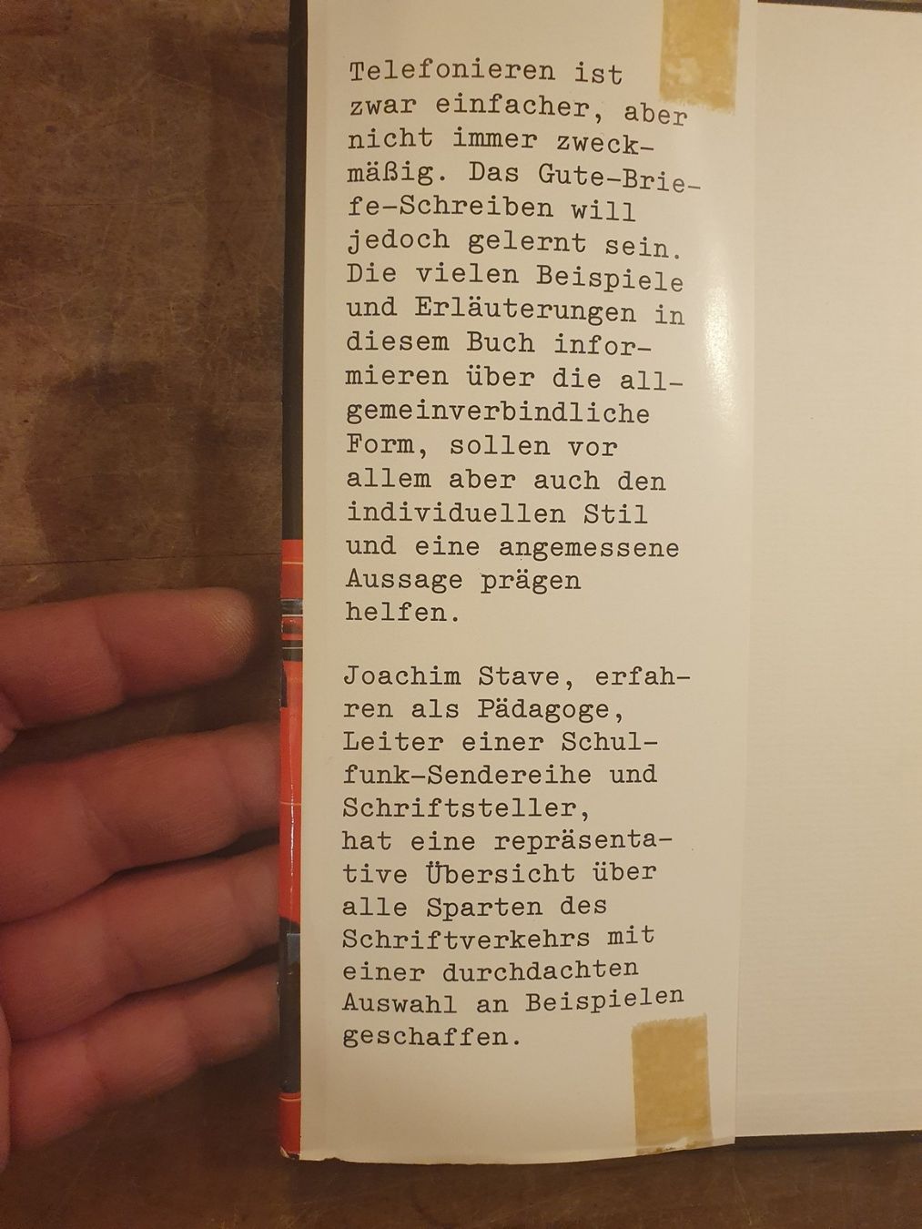 Libri: Gute Briefe keine Kunst - Joachim Stave - Bertelsmann – Usato da Zürich venduto da loosebone 1