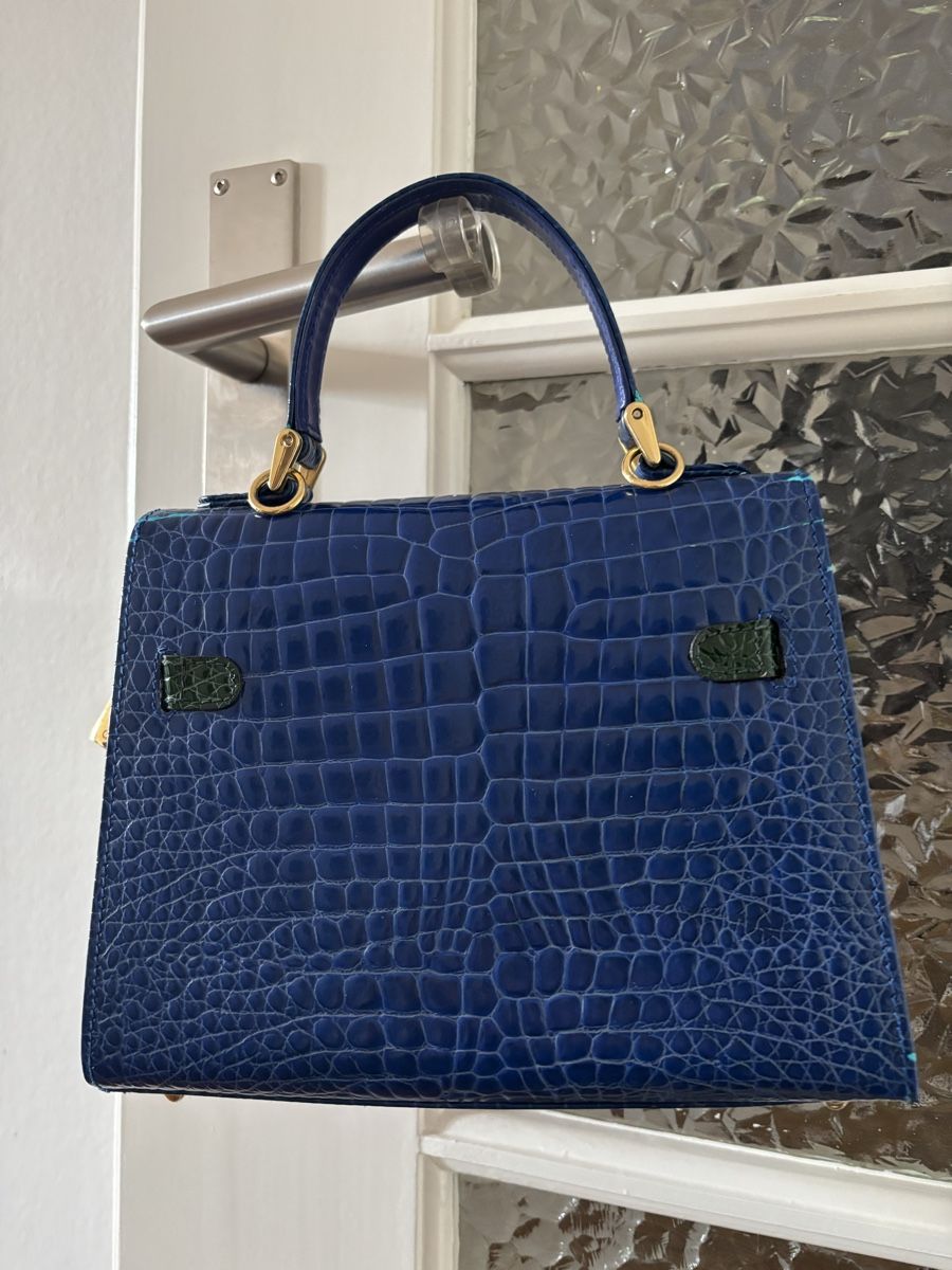 Borse da donna: Vintage Tasche Kroko-Optik – Usato da Basel venduto da Rose9917 4