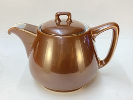 Vintage Bavaria Tirschenreuth Teekanne aus Steingut