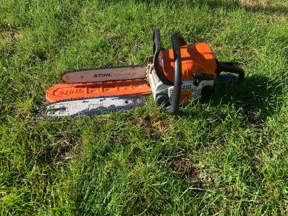 30cm Carving Schwert 1/4" Kette Für Stihl 017 MS 170 Guide Bar Chain Schiene E - Foto 2