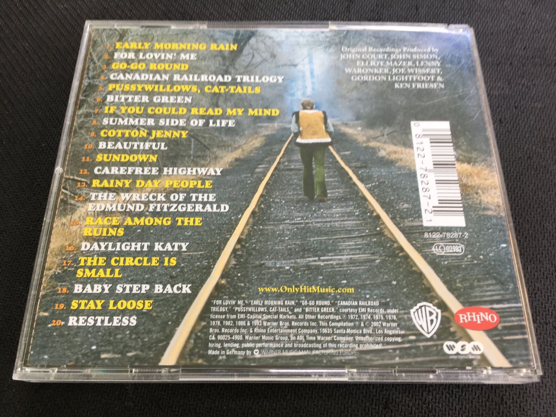 CD: Gordon Lightfoot - Complete Greatest Hits -CD- – Usato da St.Gallen venduto da MedienJoe 2