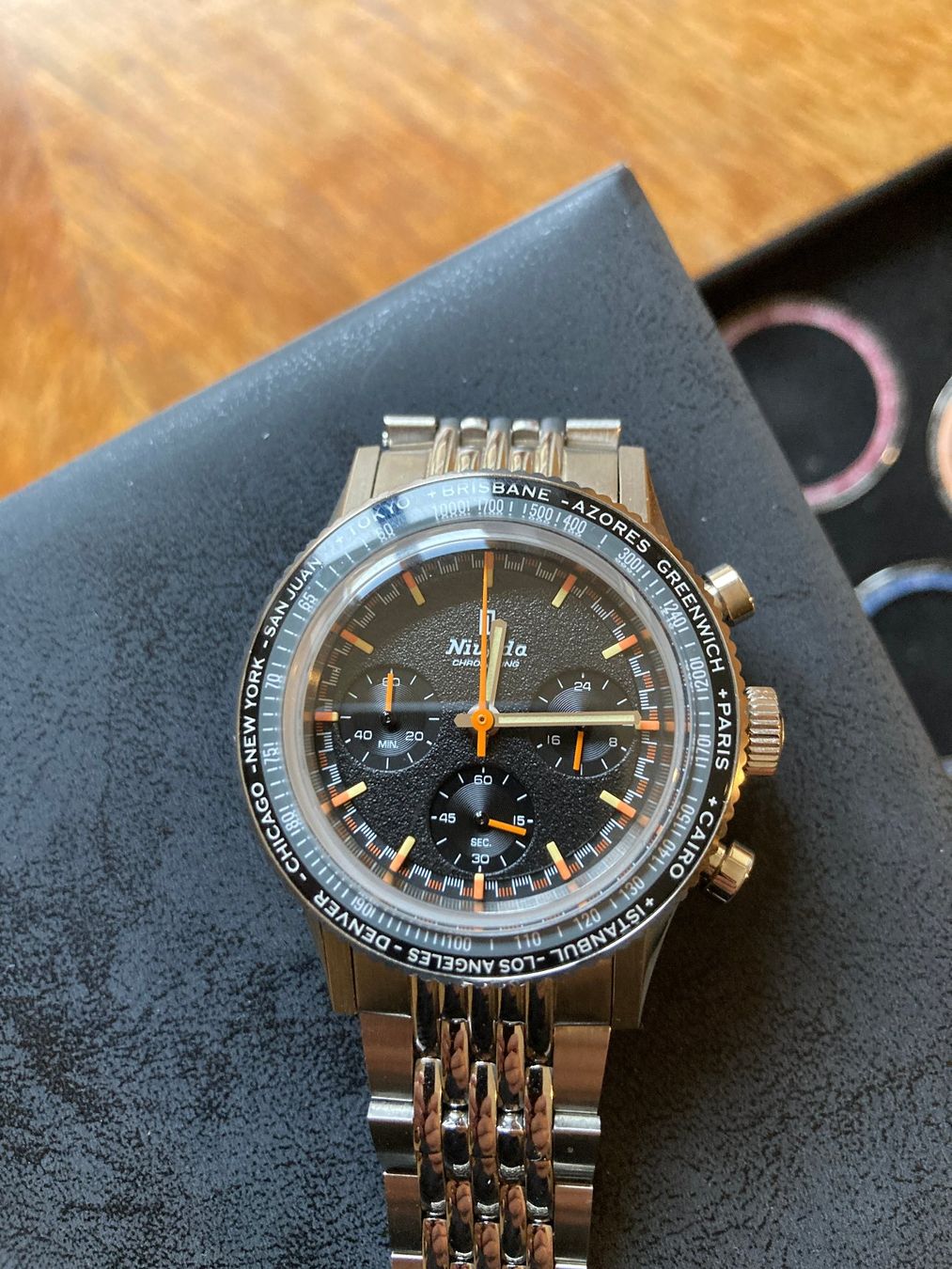Nivada Orologi: Nivada Grenchen Chronoking comme neuf – Nuovo (secondo la descrizione) da Neuchâtel venduto da rja_2f8b