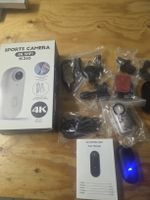SPORTS CAMERA 4K WIFI H.265 mit Zubehör neu