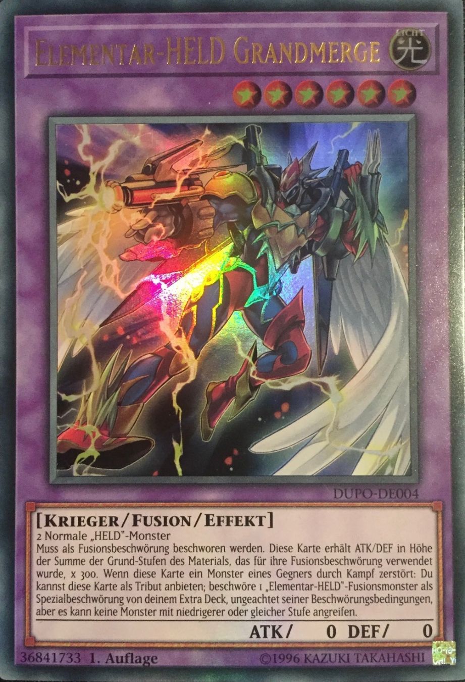 Yugioh Carte collezionabili: YuGiOhTop ElementarHeld Grandmerge – Usato da Altstätten SG venduto da ChangeMaker
