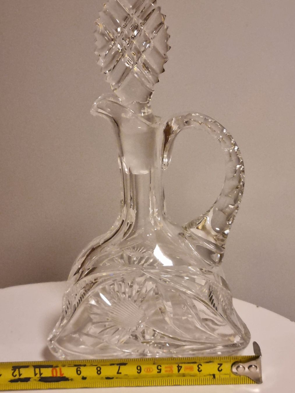 Caraffe: Vintage Glas Karaffe mit Stopfen 20cm – Usato da Scharnachtal venduto da devin03 3