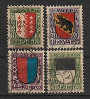 Pro Juventute Wappen J17, J18, J19, J22