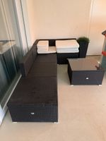 Rattan Lounge 210 × 210 cm inkl. Tisch – ab CHF 1.