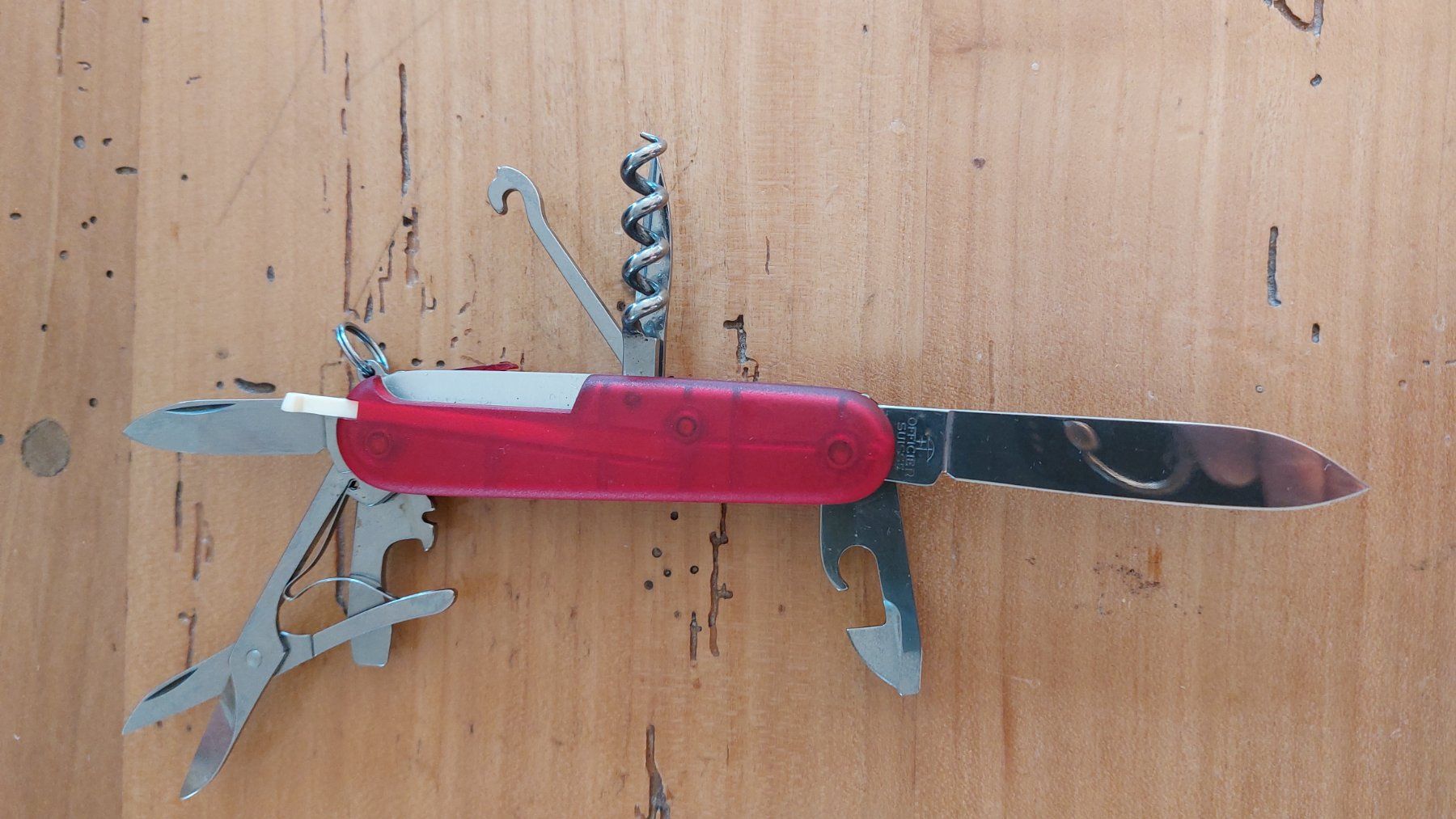 Victorinox Coltelli tascabile: Sackmesser Victorinox mit Dysplayanzeige – Usato da Oberdiessbach venduto da wasserfreak 1