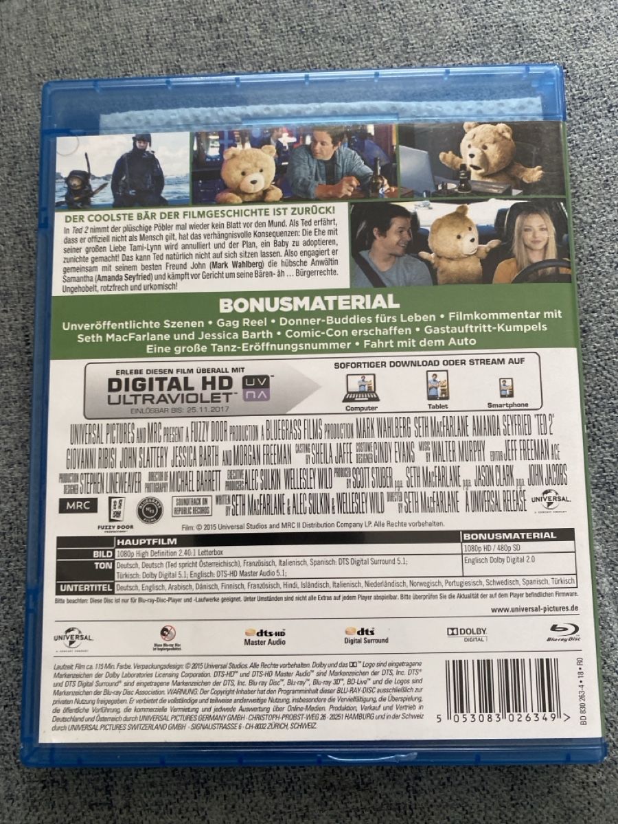 Tutti i DVDs: Ted 2 – Usato da Gasel venduto da Ntomate 1