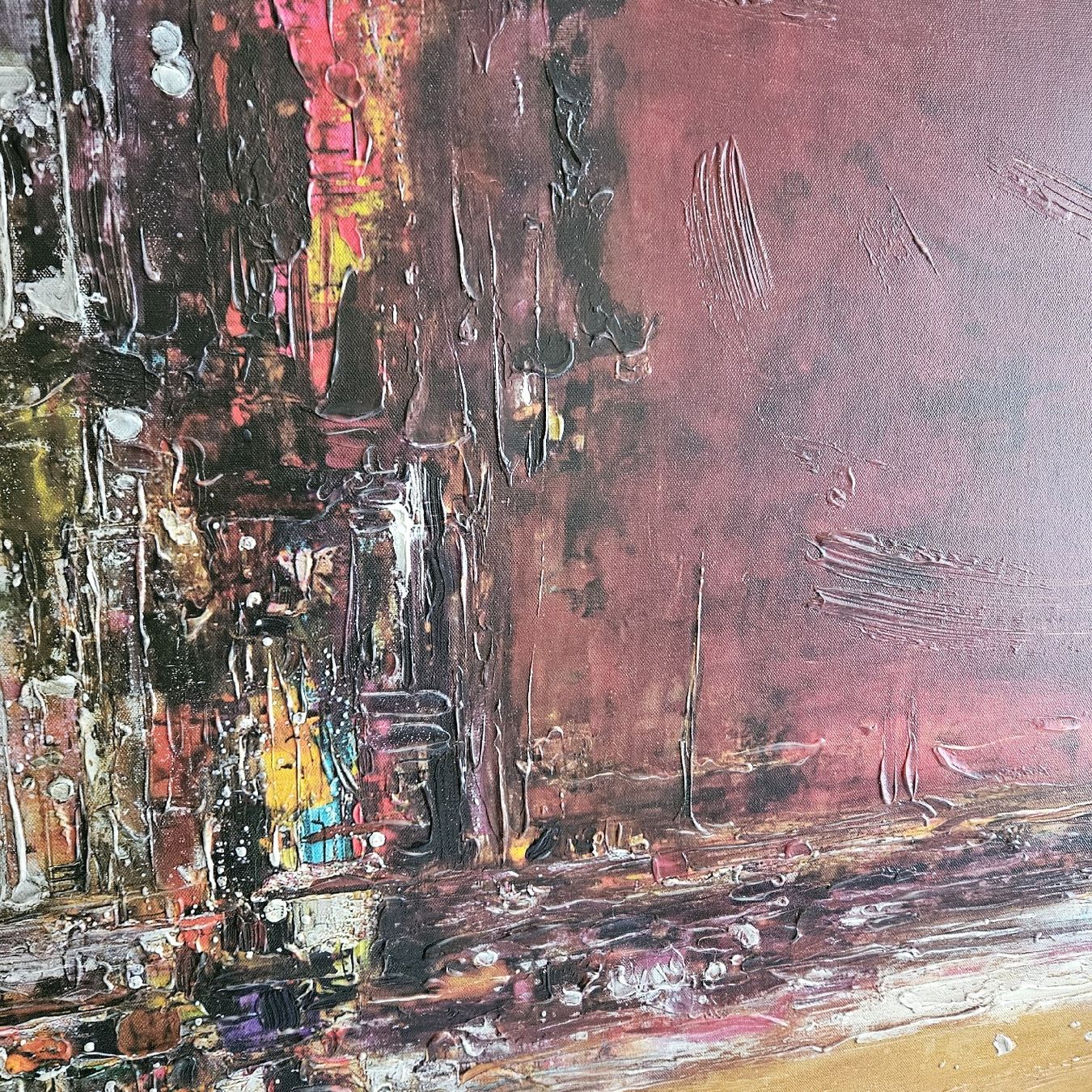 Dipinti: Öl Bild Gespachtelt Moderne Kunst – Usato da Thun venduto da Engel114 5
