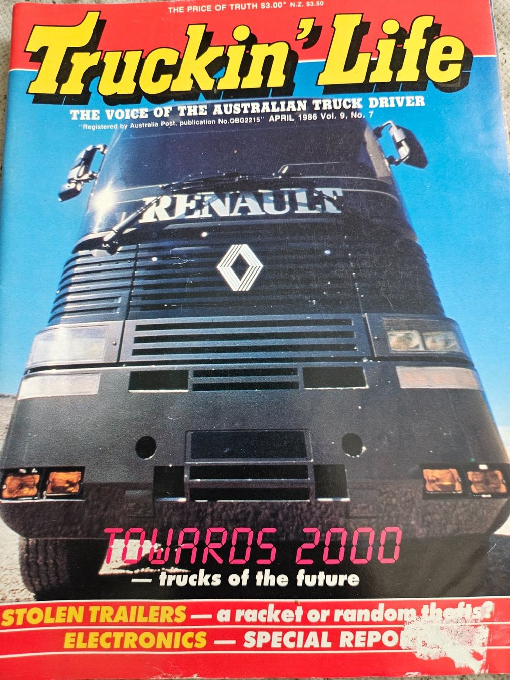 Renault Autocarri: Truckin Life 4/86 Renault  Electronics xa – Usato da Flawil venduto da sr1_f6st