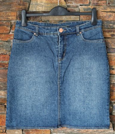 Jeans Rock / Jupe Gr. 40 Damen