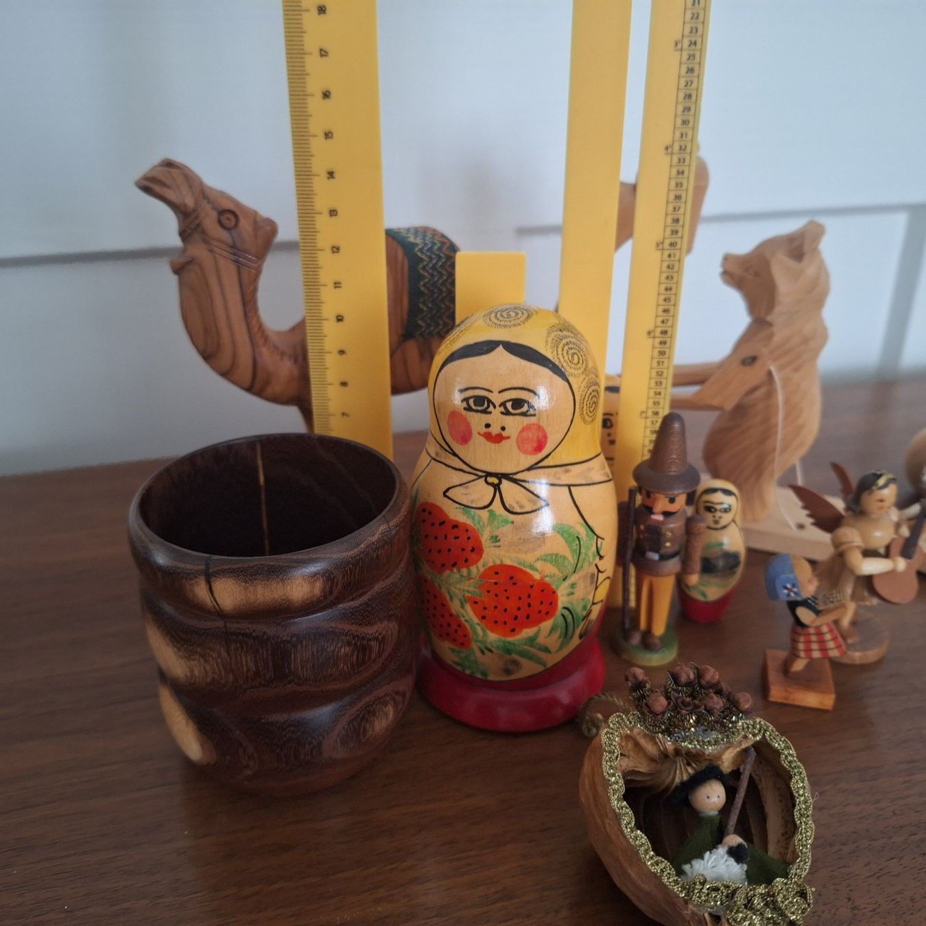 Toutes les décorations: Div.  hübsche Deko aus Holz, u.a. Kamel, Erzgebirge Figuren – D'occasion à Winterthur par Goldpipau 7