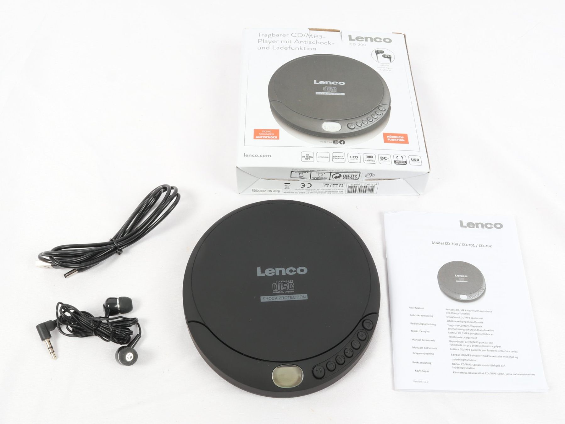 Lenco Lecteur media portable: LENCO Portabler CD/MP3 Player – Neuf (Voir description) à Steinen par Restwert_Steinen