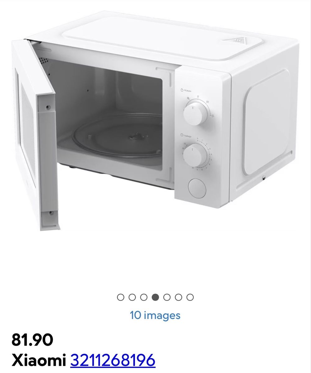 Xiaomi Elettrodomestici da cucina: Xiaomi White Microwave Oven – Nuovo (secondo la descrizione) da Boll venduto da stellabee 2