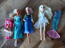 diverse Barbiepuppen